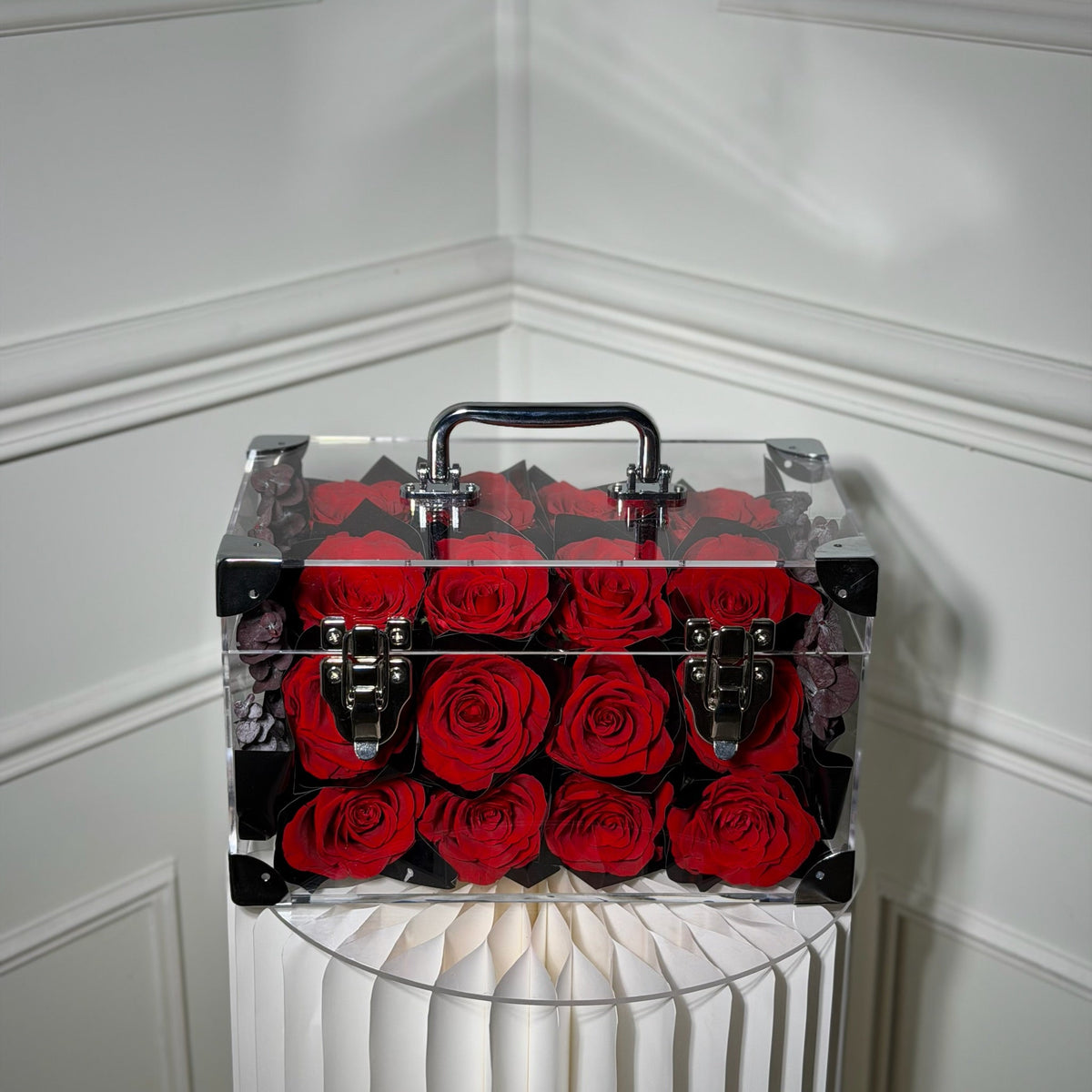Valise de Roses Éternelles Luxe