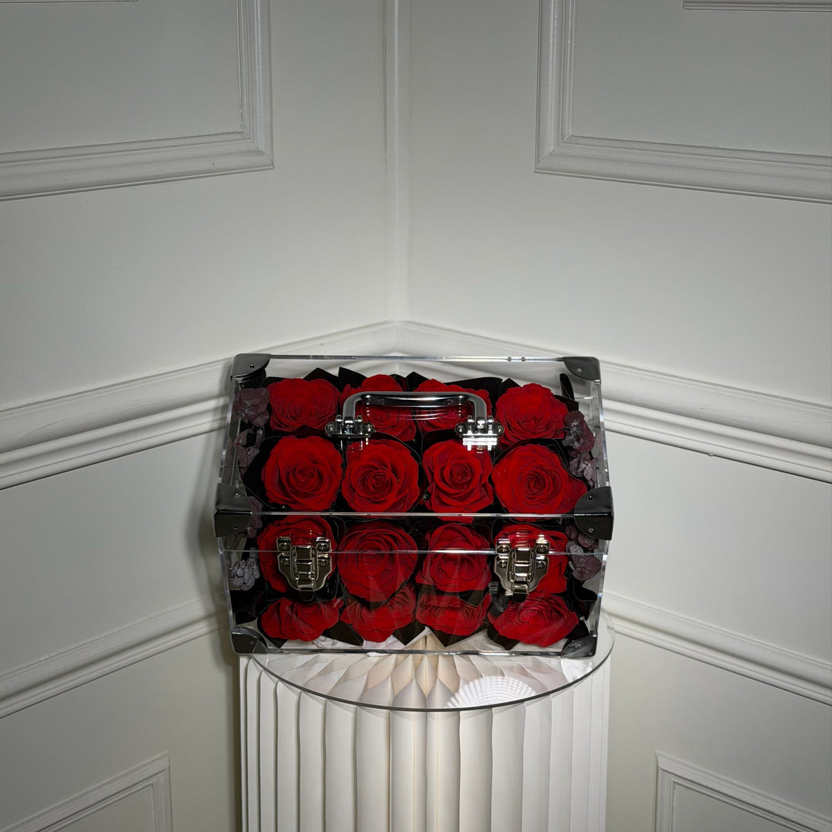 Valise de Roses Éternelles Luxe