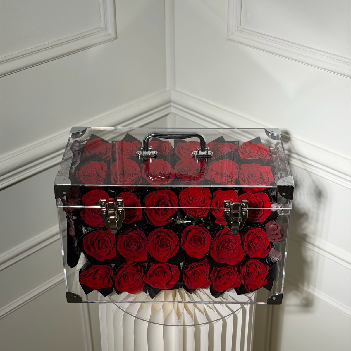Valise de Roses Éternelles Luxe