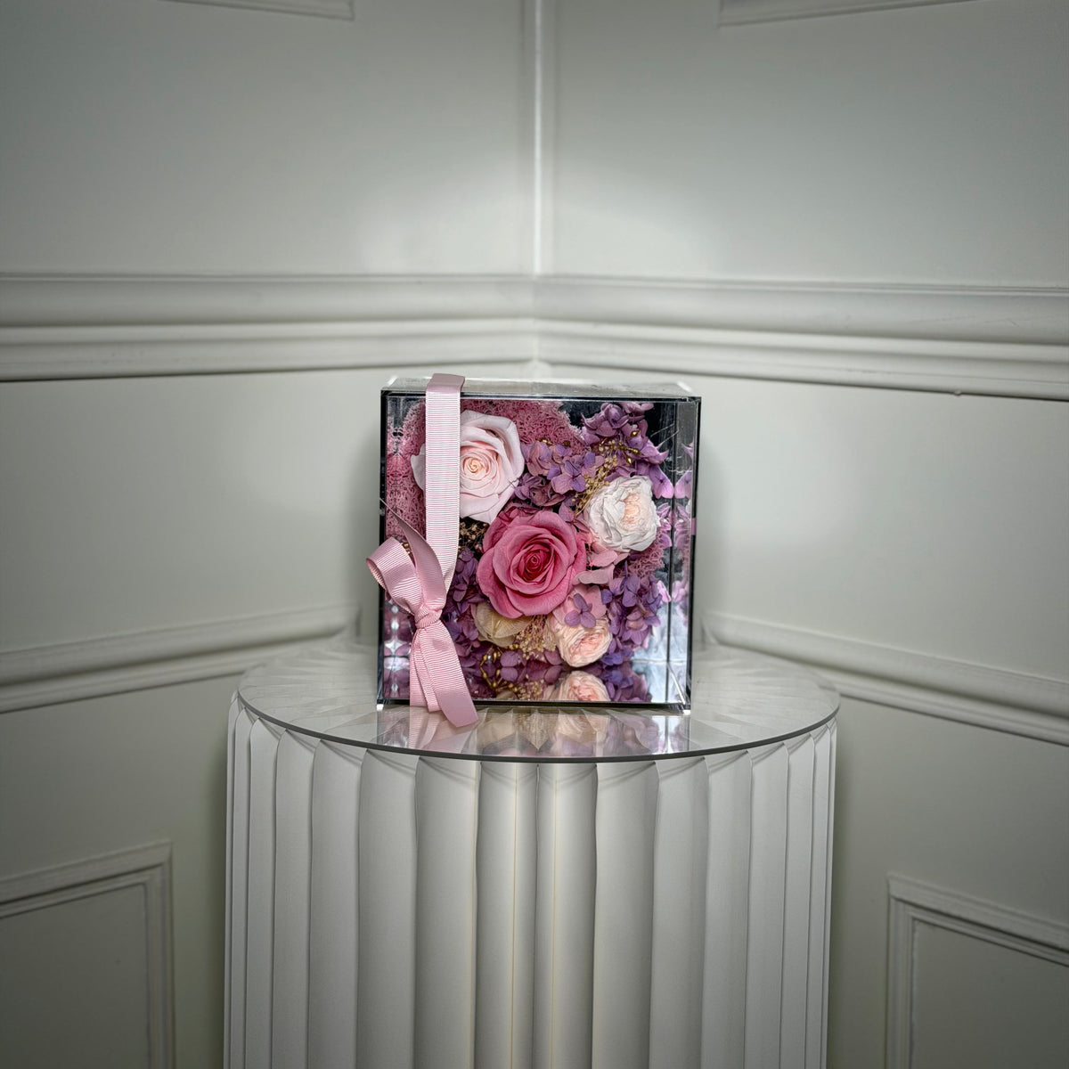 Carré Éternel – Roses Stabilisées